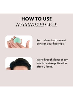 hanz de fuko Hanz de Fuko Hybridized Wax - Premium Men’s Hair Styling Wax with Medium Hold & Satin Finish, 2oz  - Image 2