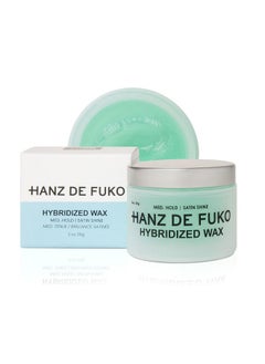 hanz de fuko Hanz de Fuko Hybridized Wax - Premium Men’s Hair Styling Wax with Medium Hold & Satin Finish, 2oz  - Image 1