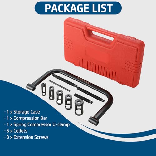 DASBET Valve Spring Compressor C Clamp Service Kit Valve Spring Removal Tool with C Clamp for ATV, Car, Motorcycle, Small Engine Vehicle Equipment - Image 2