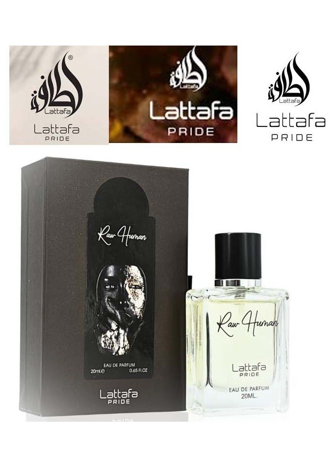 Raw Human,Eau de Parfum, Gift Pack,Unisex, 20ml