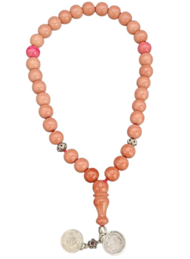 Rosary Germany Sandalus Prayer Beads, 11.8x12.8mm Each Bead