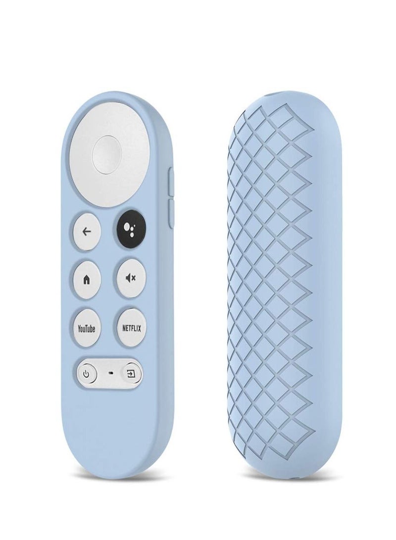 Silicone Protective Case Holder Skin Shockproof Anti-Slip Bumper Cover Sleeve Skin Protector Compatible with Google Chromecast Remote Control Google 2020 Voice Remote - Image 1