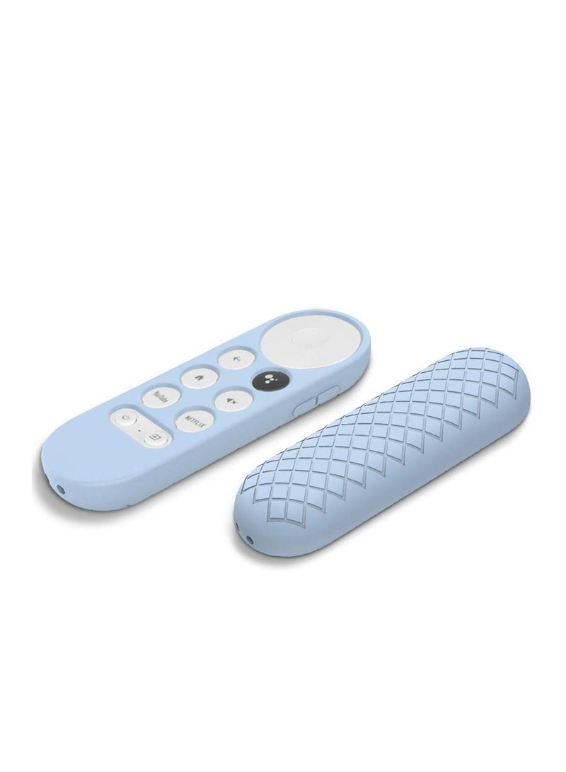 Silicone Protective Case Holder Skin Shockproof Anti-Slip Bumper Cover Sleeve Skin Protector Compatible with Google Chromecast Remote Control Google 2020 Voice Remote - Image 5