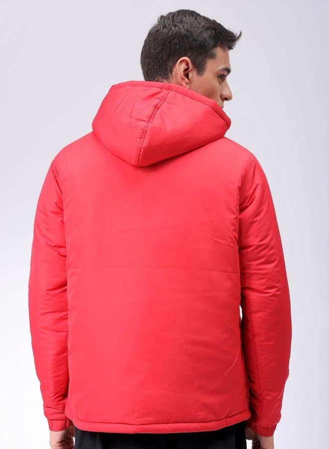 ذا انديان كراج كو Men Slim Fit Solid Puffer Jackets