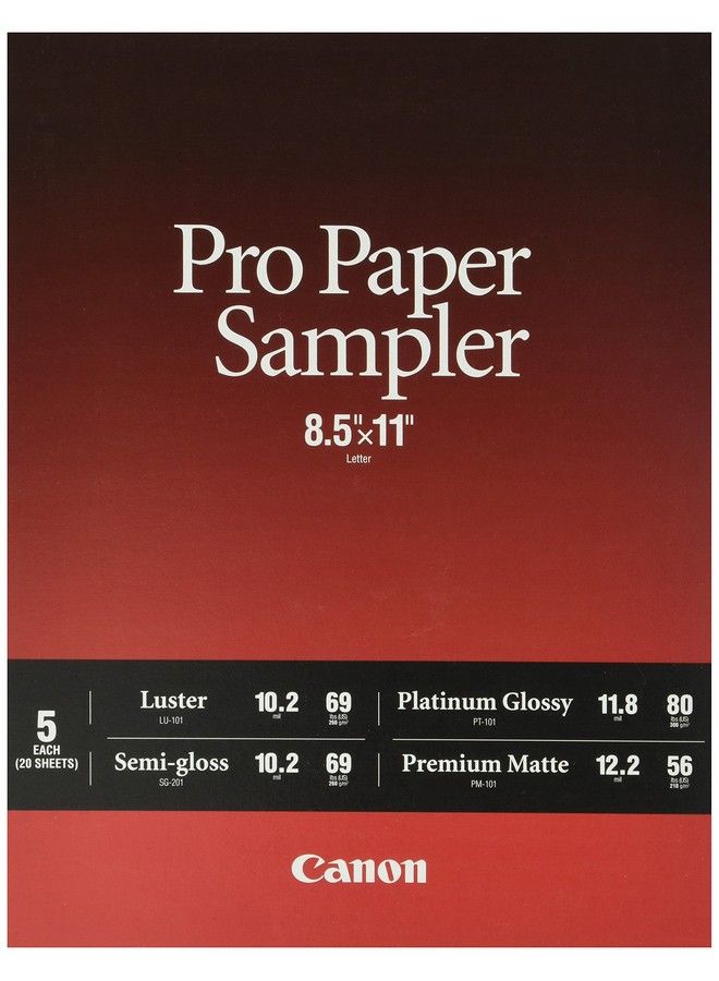 Canon Pro Paper Samples Pack 8657B012 - Image 1
