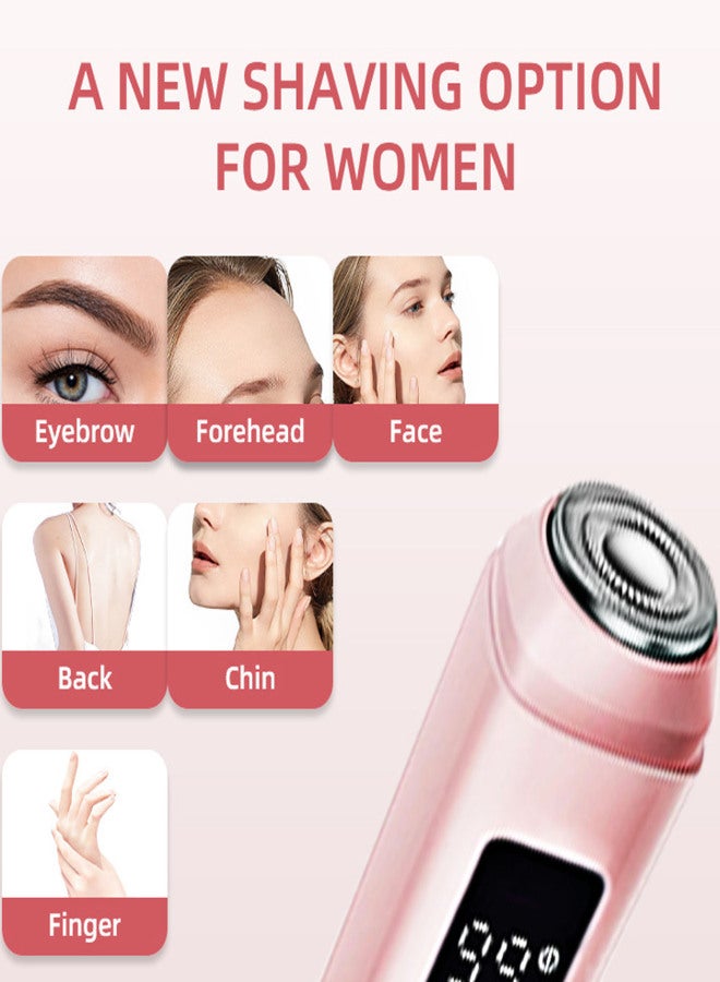 Women's dual head electric shaver   pink - Image 5