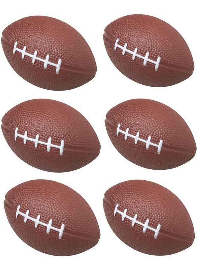 GiftExpress - 1 Dozen 4" Foam Mini Football Stress Balls Mini Sport Balls Superbowl Decoration Party Favor Football Themed Party Supplies And Giveaways (Football) - Image 1