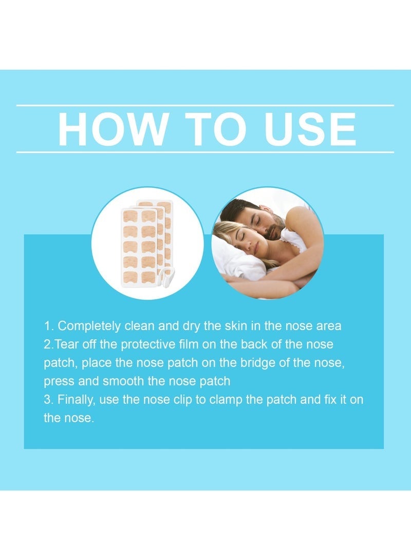 ximonth 15 Count Intake Breathing Nasal, Strip Starter Kit, Boost Oxygen Intake, Reduce Snoring, Improve Sleep Quality, Sweat Resistant, Skin Safe Nasal Strips, Extra Strength Snoring Solution - Image 4