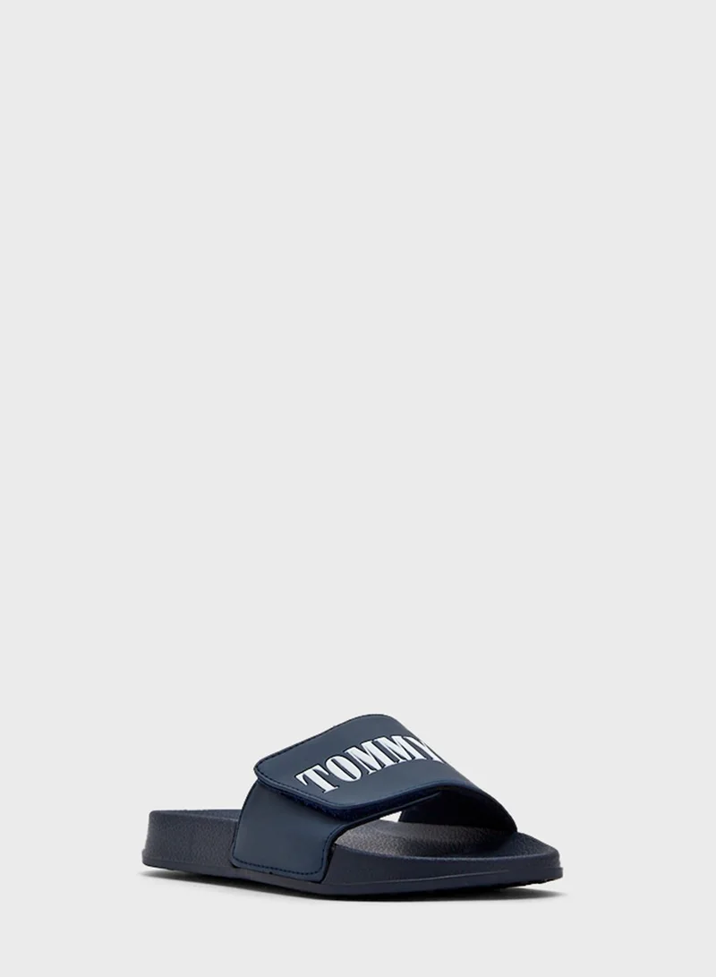 TOMMY HILFIGER Youth Logo Slide