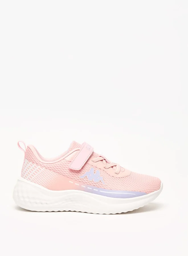 Kappa Girls' Logo Detail Sports Shoes with Hook and Loop Closure
