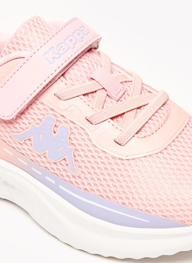 Kappa Girls' Logo Detail Sports Shoes with Hook and Loop Closure