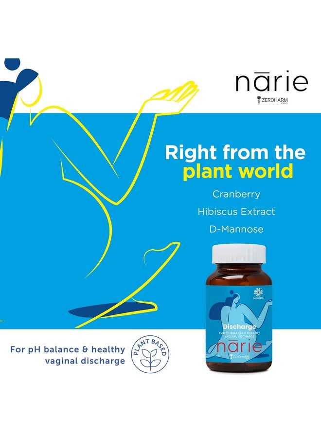 ZEROHARM Narie Discharge Capsules|For Healthy White Discharge|Prevents Uti&Yeast Infection|Reduces Itching,Burning,Odour|Balances Ph|Cranberry,Hibiscus Extract,D-Mannose|Probiotics,Pack of 1 - Image 5