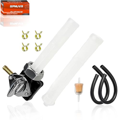 SPNUVR Fuel Valve Petcock with Male Thread Compatible with Motorcycle Harley FLST FXST FLT FXD 19952001 1340cc Replace 6133894D - Image 1