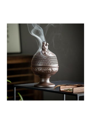 Boshan furnace ceramic antique incense burner home incense burner Zen incense sandalwood Zen incense incense incense ornaments/ 166# Boshan Furnace (Brown) - pzsku/Z78FDF3090843594CE961Z/45/_/1735200478/ca929565-4637-4c05-bf99-2d0faf3a3146