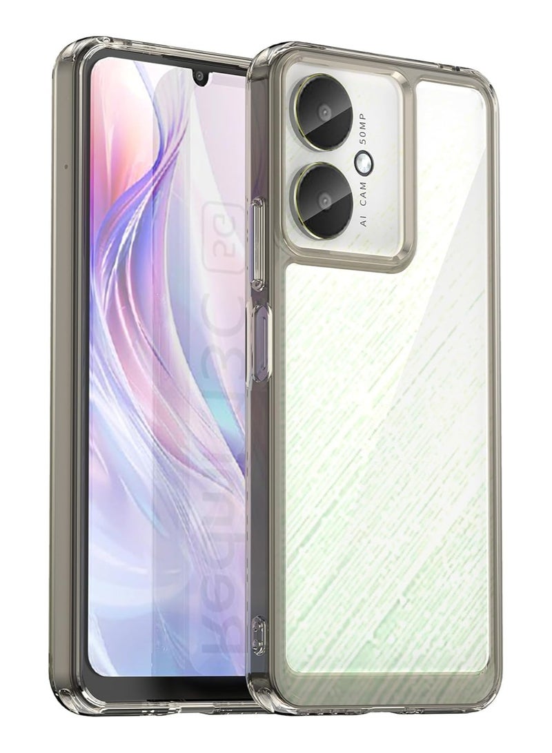 general Compatible with Redmi 13C 2023 Case No Yellowing Drop Protection Thin Flexible Silicone TPU Shockproof Protective Slim Fit Phone Cover