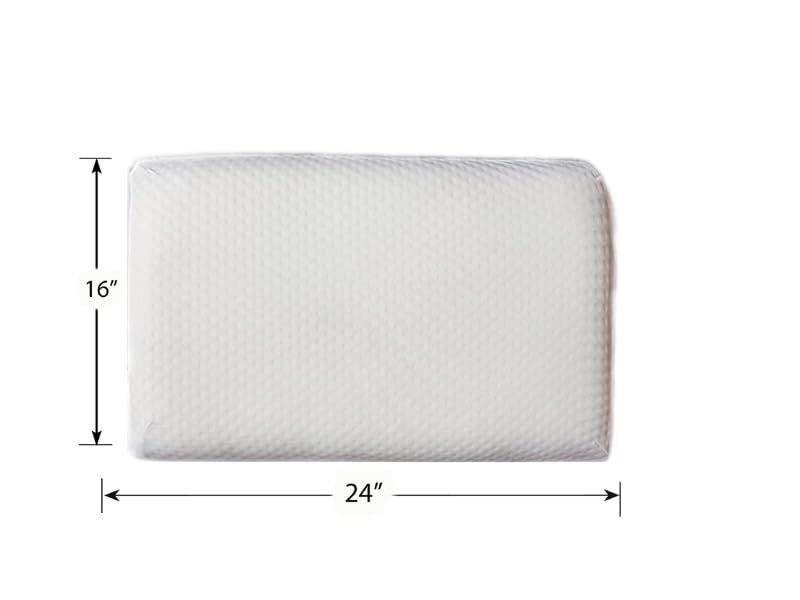 Blenzza Deco™ Cervical Pillow 100% Pure Memory Foam Auto Adjustable Shape Support for Sleeping (16X24) - Image 2