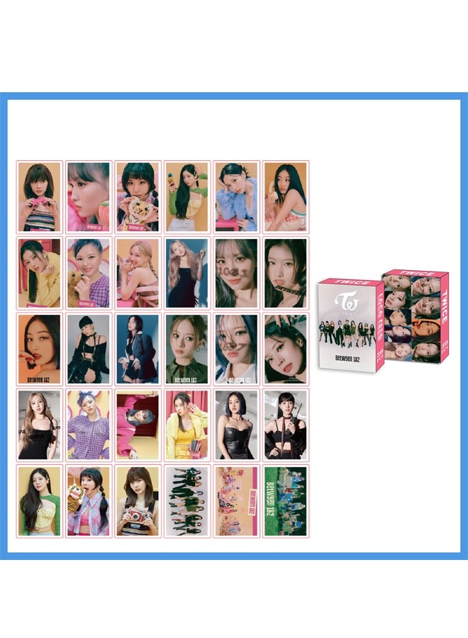 NIBEMINENT 30 Pcs TWICE Album Photo Cards - Image 1