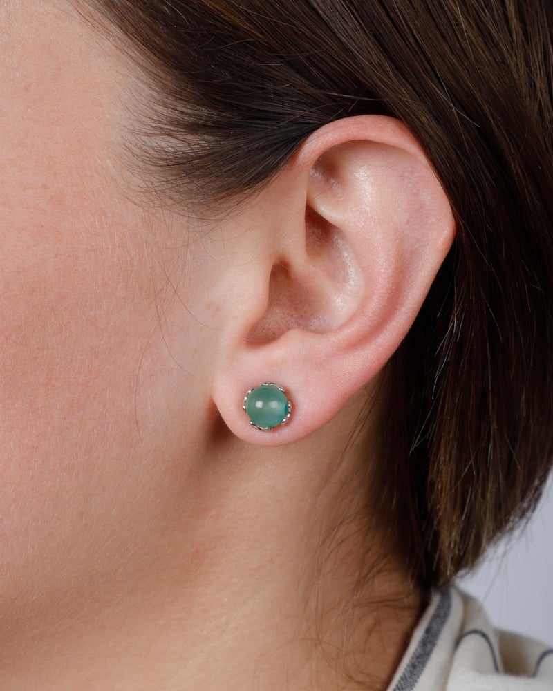 İlterus Natural Stone Aventurine Earrings  - Image 1