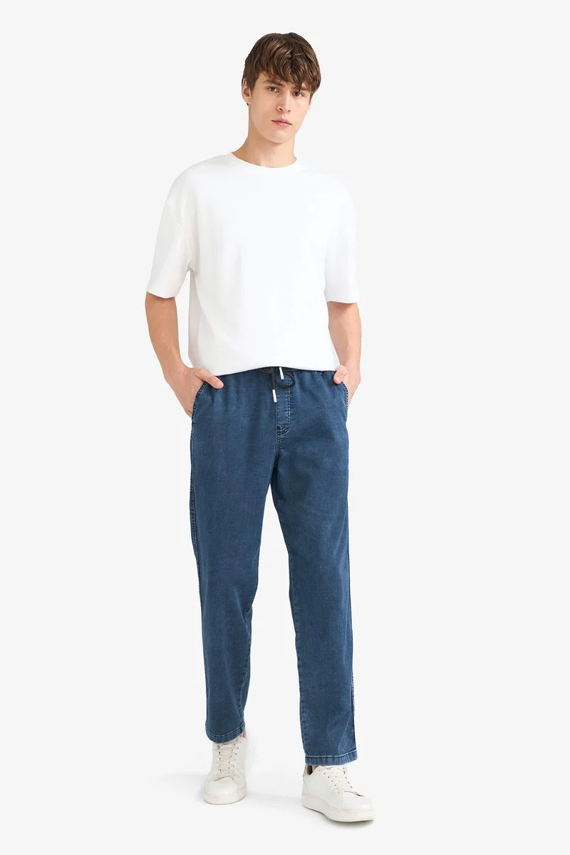 ديفاكتو Washed Wide Leg Jeans