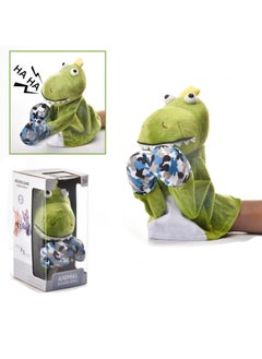 New And Unique Interactive Hand Puppet Toys, Glove Performance Puppets, Voice-Making Finger Puppets (Boxing Dinosaur)