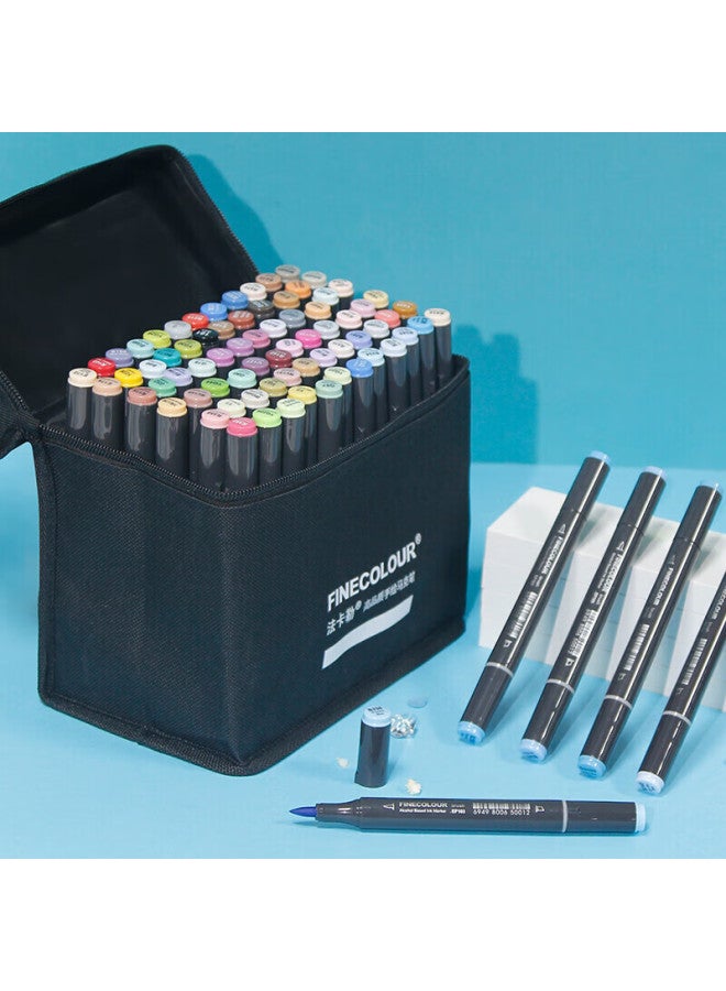 Finecolour (Finecolour) 4Th Generation Alcohol-Based Dual Tip Marker Set With 72 Standard Colors Soft Brush For Students Drawing Painting Design Art Sketching - Image 5