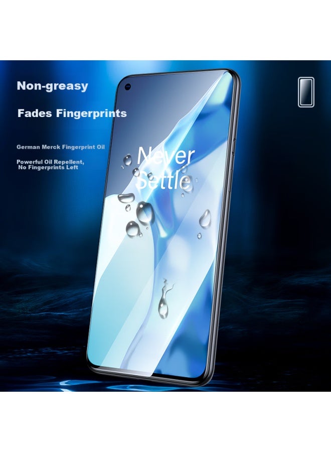 Iska Triple Enhanced Tempered Glass Screen Protector For Oneplus 9r/oneplus 9, Full Adhesive Full Coverage Full Glue Full Glass Hd Screen Protector, 2-pack, No White Edge, Jm823 - Image 3