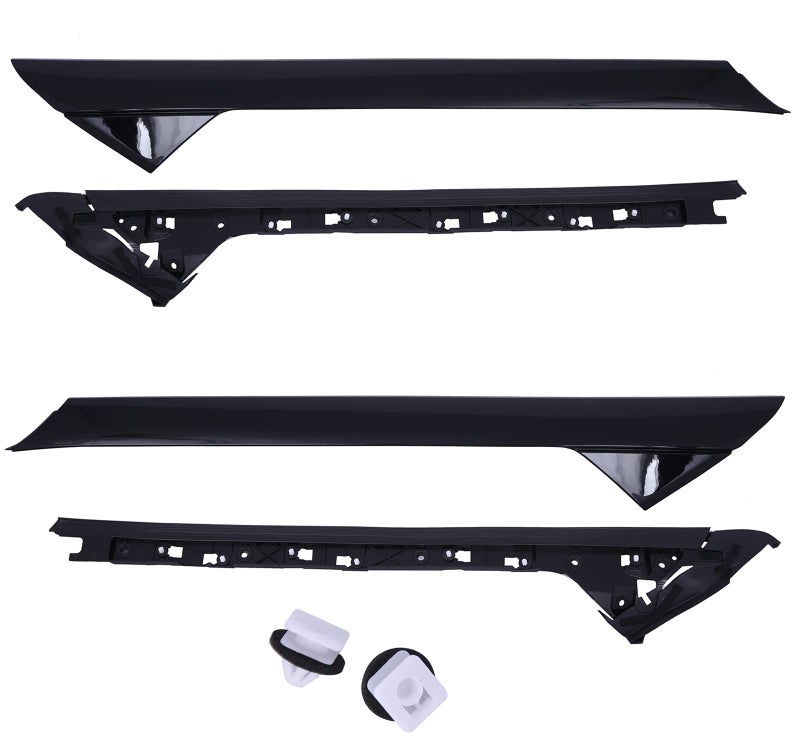 KARPAL Windshield APillar Trim Molding Compatible with 20112019 Ford Explorer BB5Z7803144AB BB5Z7803136BA Front Left Right Outer Inner