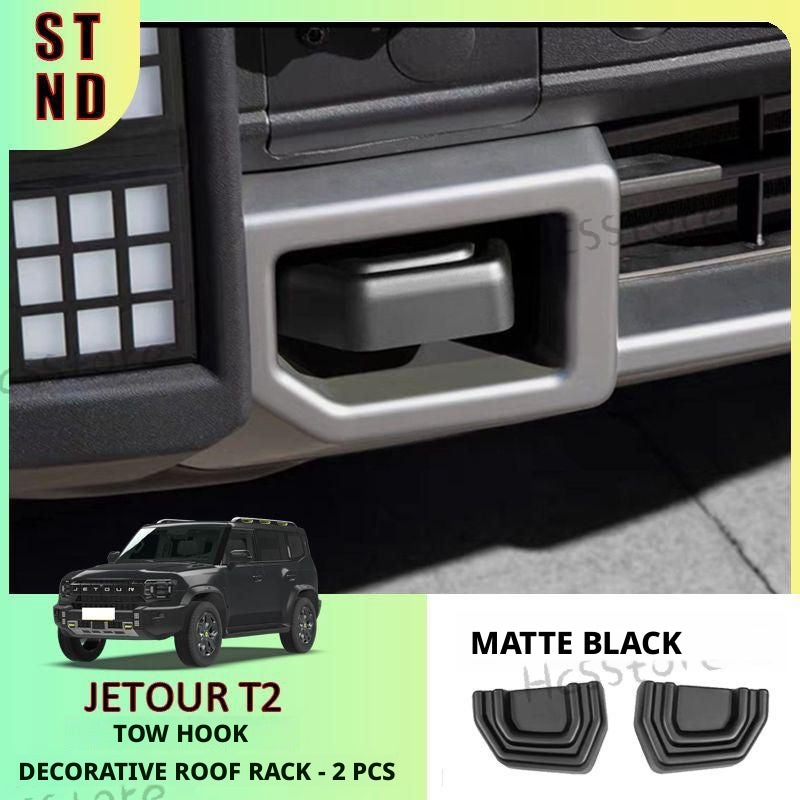 Jetour T2 Front Tow Hitch Cover - 2 pcs - Image 1