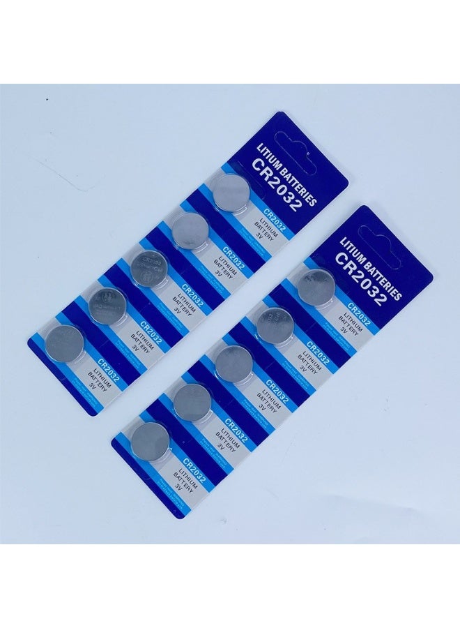 robotgcc CR2032 3 V Coin Lithium Battery | Long Shelf Life & Stable Voltage with Low Self-Discharge | Universal 5-Pack Blister | For Remotes, PC CMOS, Glucometers & Candles | CE / RoHS Approv - Image 4