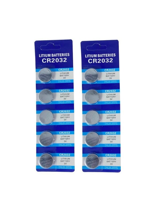 robotgcc CR2032 3 V Coin Lithium Battery | Long Shelf Life & Stable Voltage with Low Self-Discharge | Universal 5-Pack Blister | For Remotes, PC CMOS, Glucometers & Candles | CE / RoHS Approv - Image 2