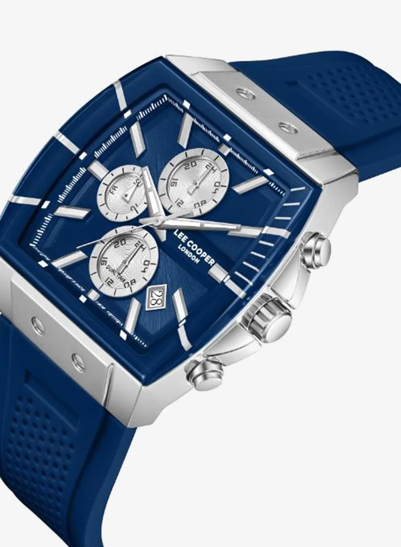 Lee Cooper Men's Silicone MULTIFUNCTION Watch LC08399.399 - 41×49.5 mm