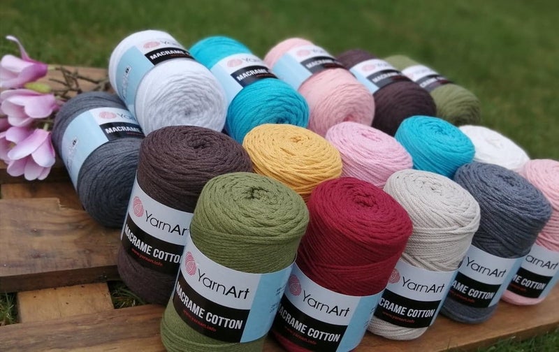 YarnArt YarnArt Macrame Cotton Harmonious Colors Unique Macrame Crafts 880 Oz 24606 Yds 80 Cotton Macrame Rope Macrame Macrame Yarn Weight Medium 780  - Image 4
