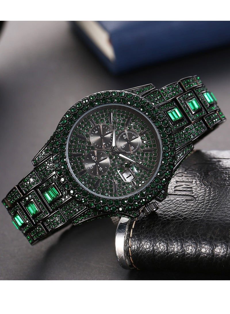 MISS FOX Colorful Diamond Men's Luminous Quartz Watch - Image 4