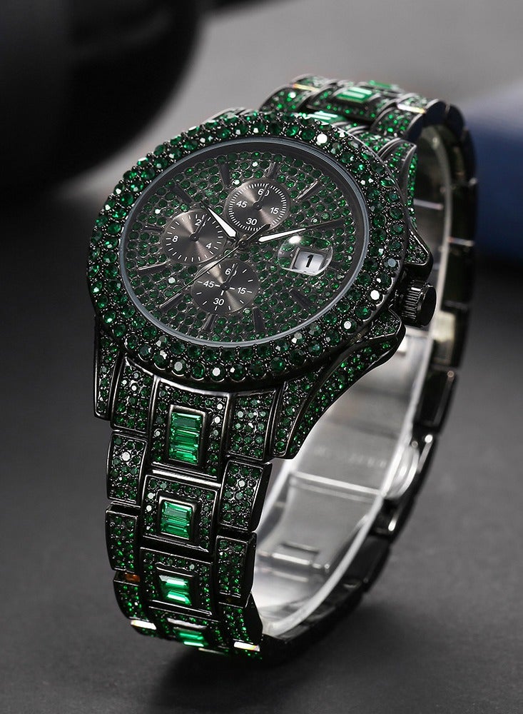 MISS FOX Colorful Diamond Men's Luminous Quartz Watch - Image 2