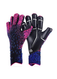 Football goalkeeper gloves, children's non-slip ventilated latex goalkeeper gloves, strong grip and finger protection, special gloves for game training