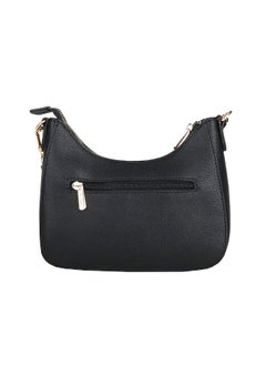 David Jones David Jones Shoulder Bag for Women, faux Leather Hobo Crossover Fashion Handbag Purse Color Black  - Image 4