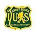 eDesign 2Pack US Forest Service Sasquatch Dept Vinyl Sticker Bigfoot Decal 4 Inches Bigfoot Stickers for Car Truck SUV Van Window Bumper Wall Laptop Tablet Cup Tumbler and Any Smooth Surface - Image 2