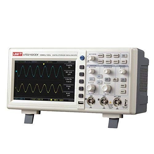 Uni-T UTD2102CEX 100Mhz Digital Oscilloscope Analyzer 2 channel 1Gs/s 7 Inch TFT Display Authorised Channel - Image 5