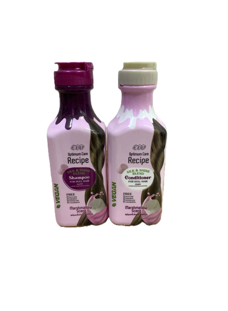 Marshmallow scented shampoo and conditioner 350ml