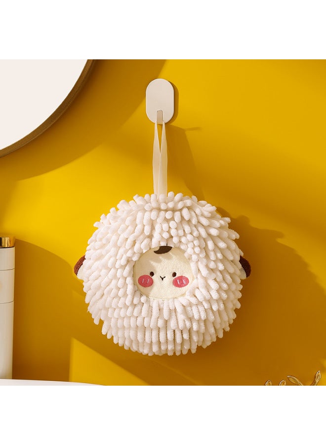 Shan Mu Xi Yang Chenille Handball Microfiber Hanging Towel Household Children's Kitchen Hanging Towel Support
