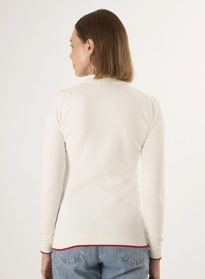 فيليكس هاردي Polo Neck Knitted Pullover