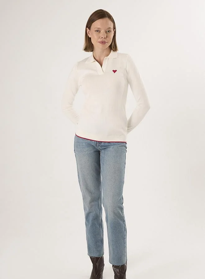 FELIX HARDY Polo Neck Knitted Pullover