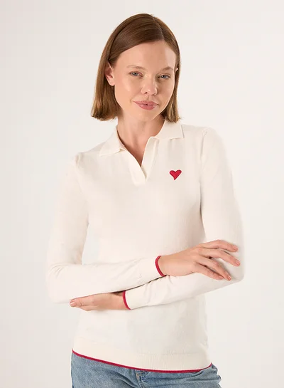 فيليكس هاردي بلوفر محبوك بياقة بولو