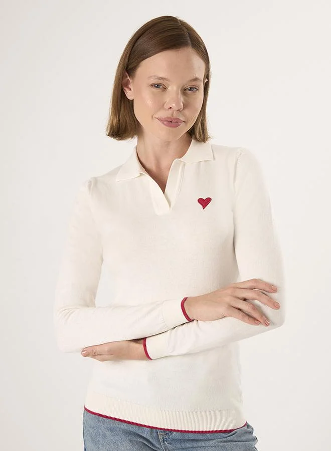 فيليكس هاردي بلوفر محبوك بياقة بولو