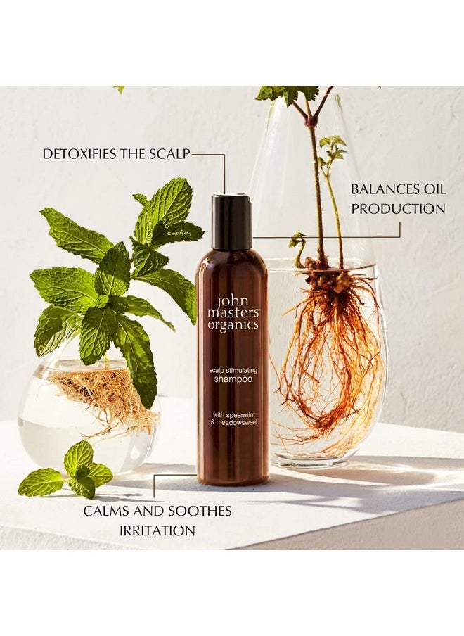 Scalp Stimulating Shampoo With Spearmint & Meadowseet 8 Oz