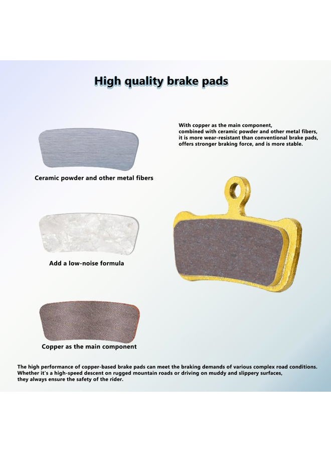 MEXITAL 2 pairs Sintered Disc Brake Pads fit for Avid E7 Trail E9 Trail XX Trail XO Trail Sram Guide MXTS08-2 - Image 3