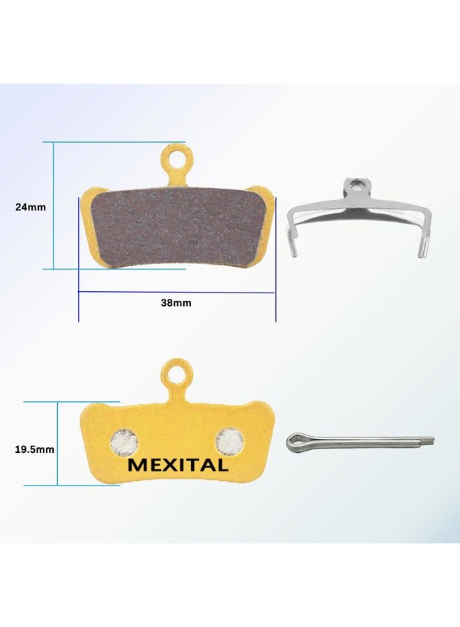 MEXITAL 2 pairs Sintered Disc Brake Pads fit for Avid E7 Trail E9 Trail XX Trail XO Trail Sram Guide MXTS08-2 - Image 2