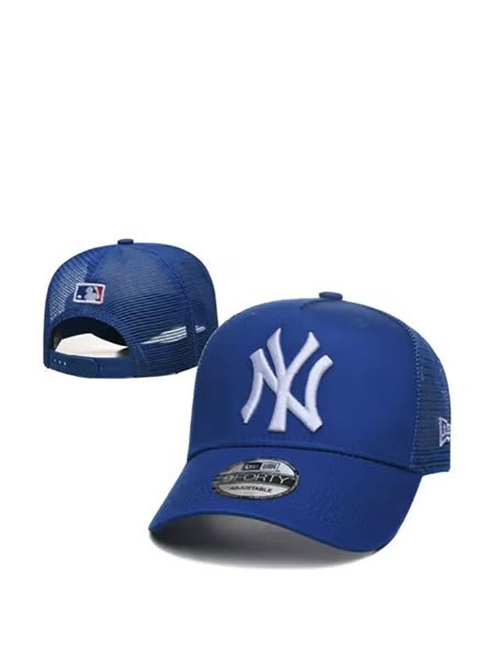 NEW ERA Blue NY Logo Mesh Baseball Cap，Classic Sporty Style