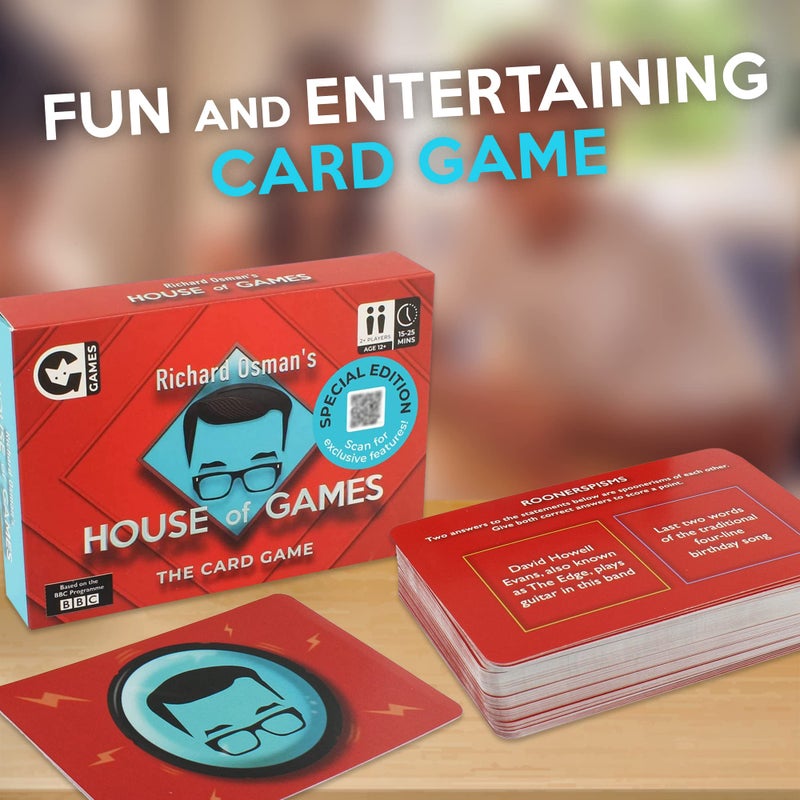 Ginger Fox Special Edition Richard Osman's Official House Of Games CARD Game by Ginger Fox Games - Fun Trivia Game Based On The BBC Game Show Of Puzzles And General Knowledge. - Image 2