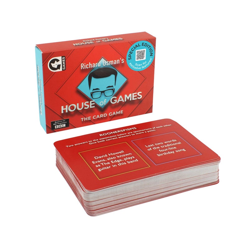 Ginger Fox Special Edition Richard Osman's Official House Of Games CARD Game by Ginger Fox Games - Fun Trivia Game Based On The BBC Game Show Of Puzzles And General Knowledge. - Image 1